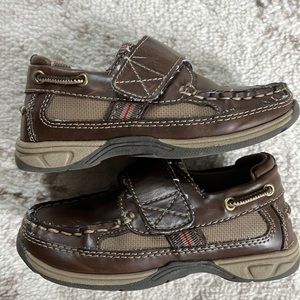 Sonoma Velcro brown loafers toddler size medium